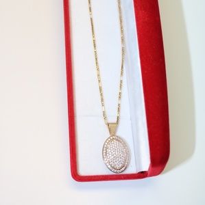 Italy style Necklace and pendant Yellow Gold 14k